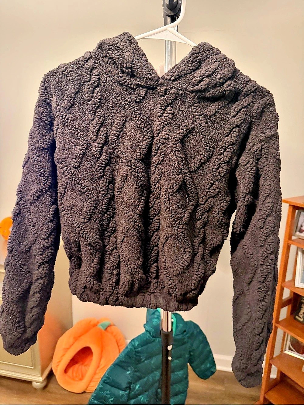 Teddy Jacket in Black Size XS Like New